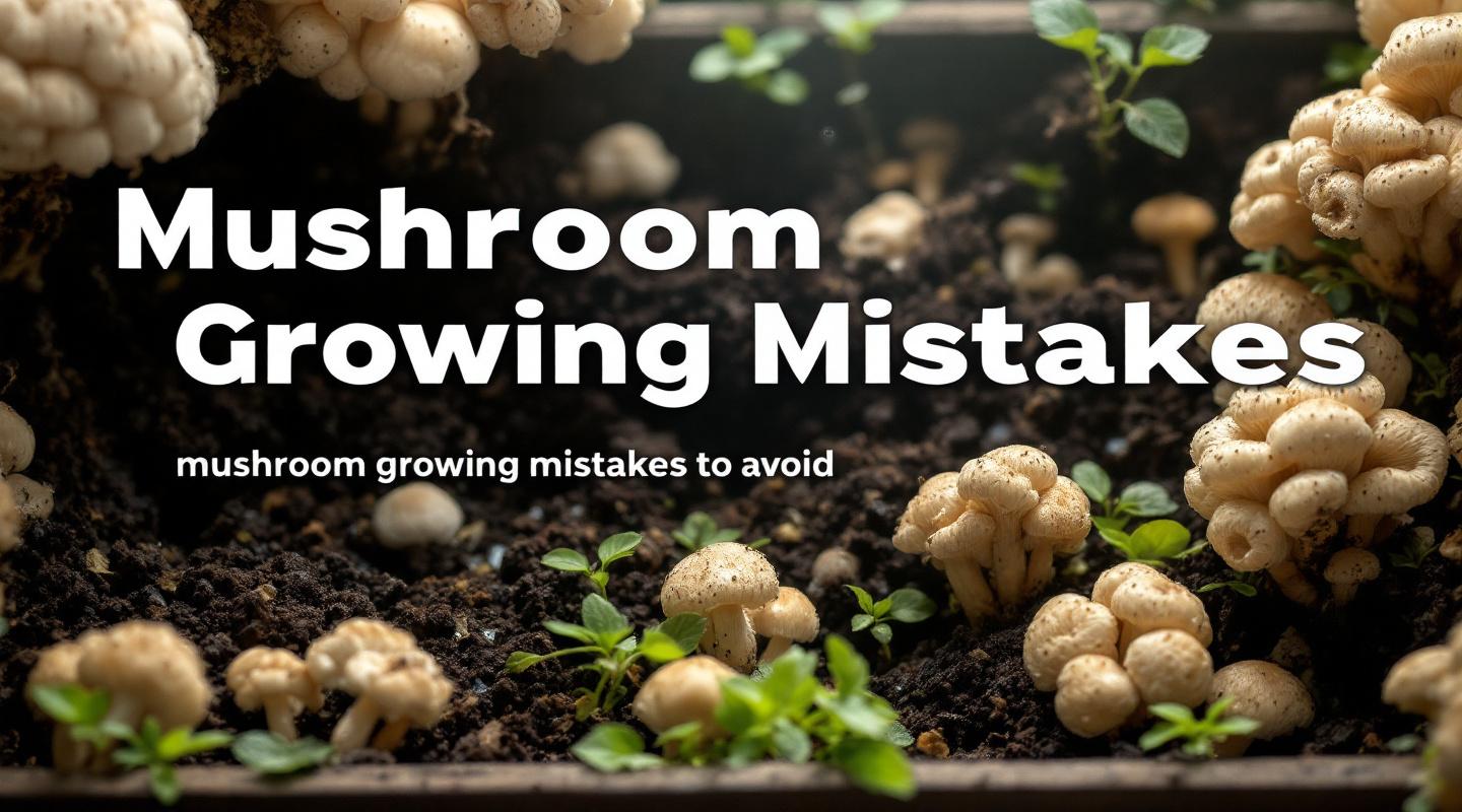 mushroom growing mistakes